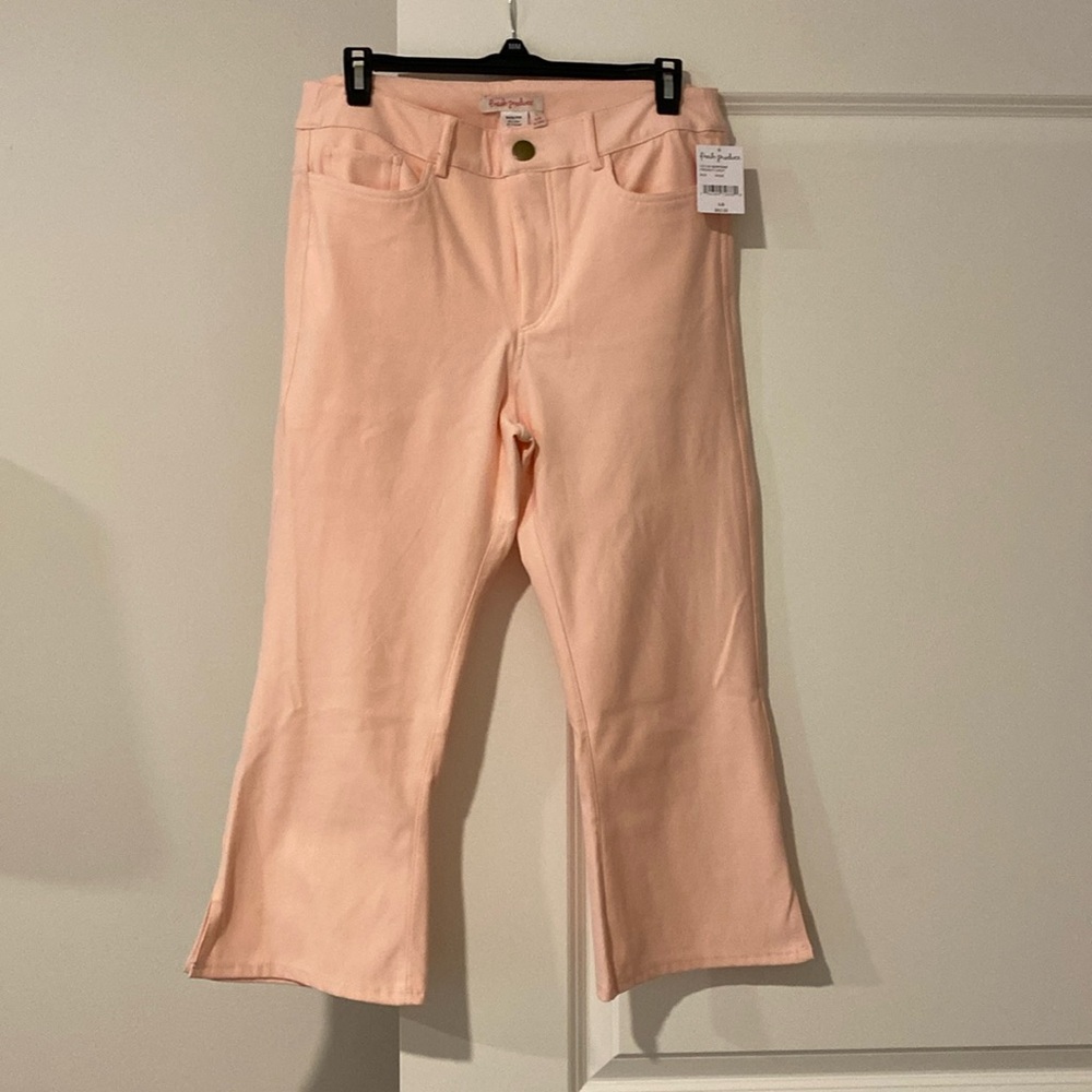 Fresh Produc Brand new peach/ly rose stretch capris size L